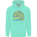 Im One in a Chamillion Funny Chameleon Mens 80% Cotton Hoodie Peppermint