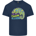 Im One in a Chamillion Funny Chameleon Mens Cotton T-Shirt Tee Top Navy Blue