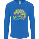 Im One in a Chamillion Funny Chameleon Mens Long Sleeve T-Shirt Royal Blue