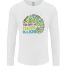 Im One in a Chamillion Funny Chameleon Mens Long Sleeve T-Shirt White