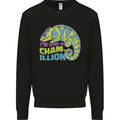 Im One in a Chamillion Funny Chameleon Mens Sweatshirt Jumper Black