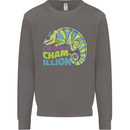 Im One in a Chamillion Funny Chameleon Mens Sweatshirt Jumper Charcoal