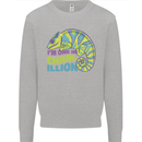 Im One in a Chamillion Funny Chameleon Mens Sweatshirt Jumper Sports Grey