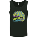 Im One in a Chamillion Funny Chameleon Mens Vest Tank Top Black