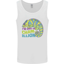 Im One in a Chamillion Funny Chameleon Mens Vest Tank Top White