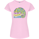 Im One in a Chamillion Funny Chameleon Womens Petite Cut T-Shirt Light Pink