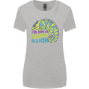 Im One in a Chamillion Funny Chameleon Womens Wider Cut T-Shirt Sports Grey