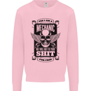 Im a Mechanic No Wont Fix For Free Funny Kids Sweatshirt Jumper Light Pink