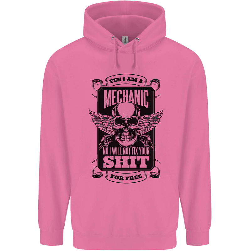 Im a Mechanic No Wont Fix For Free Funny Mens 80% Cotton Hoodie Azelea
