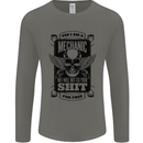 Im a Mechanic No Wont Fix For Free Funny Mens Long Sleeve T-Shirt Charcoal