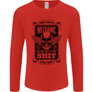 Im a Mechanic No Wont Fix For Free Funny Mens Long Sleeve T-Shirt Red