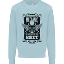 Im a Mechanic No Wont Fix For Free Funny Mens Sweatshirt Jumper Light Blue