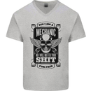 Im a Mechanic No Wont Fix For Free Funny Mens V-Neck Cotton T-Shirt Sports Grey