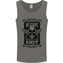 Im a Mechanic No Wont Fix For Free Funny Mens Vest Tank Top Charcoal