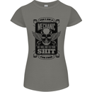Im a Mechanic No Wont Fix For Free Funny Womens Petite Cut T-Shirt Charcoal