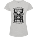 Im a Mechanic No Wont Fix For Free Funny Womens Petite Cut T-Shirt Sports Grey