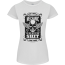 Im a Mechanic No Wont Fix For Free Funny Womens Petite Cut T-Shirt White