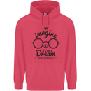 Imagine Its Not a Dream World Peace Hippy Childrens Kids Hoodie Heliconia