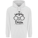 Imagine Its Not a Dream World Peace Hippy Childrens Kids Hoodie White