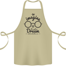 Imagine Its Not a Dream World Peace Hippy Cotton Apron 100% Organic Khaki