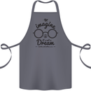 Imagine Its Not a Dream World Peace Hippy Cotton Apron 100% Organic Steel