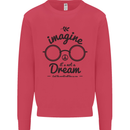 Imagine Its Not a Dream World Peace Hippy Kids Sweatshirt Jumper Heliconia