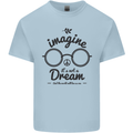 Imagine Its Not a Dream World Peace Hippy Kids T-Shirt Childrens Light Blue
