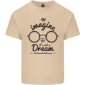 Imagine Its Not a Dream World Peace Hippy Mens Cotton T-Shirt Tee Top Sand