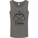 Imagine Its Not a Dream World Peace Hippy Mens Vest Tank Top Sports Grey