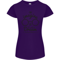 Imagine Its Not a Dream World Peace Hippy Womens Petite Cut T-Shirt Purple