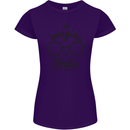 Imagine Its Not a Dream World Peace Hippy Womens Petite Cut T-Shirt Purple