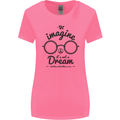 Imagine Its Not a Dream World Peace Hippy Womens Wider Cut T-Shirt Azalea