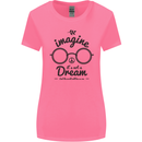 Imagine Its Not a Dream World Peace Hippy Womens Wider Cut T-Shirt Azalea
