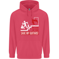 In Case of Emergency Save My Guitars Childrens Kids Hoodie Heliconia