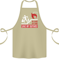 In Case of Emergency Save My Guitars Cotton Apron 100% Organic Khaki