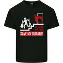 In Case of Emergency Save My Guitars Kids T-Shirt Childrens Black
