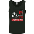 In Case of Emergency Save My Guitars Mens Vest Tank Top Black