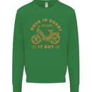 In Doubt Moped Biker Motorcycle Scooter Kids Sweatshirt Jumper Irish Green