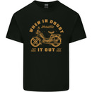 In Doubt Moped Biker Motorcycle Scooter Kids T-Shirt Childrens Black
