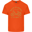 In Doubt Moped Biker Motorcycle Scooter Kids T-Shirt Childrens Orange