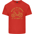 In Doubt Moped Biker Motorcycle Scooter Kids T-Shirt Childrens Red