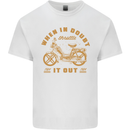 In Doubt Moped Biker Motorcycle Scooter Kids T-Shirt Childrens White