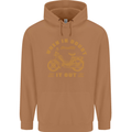 In Doubt Moped Biker Motorcycle Scooter Mens 80% Cotton Hoodie Caramel Latte