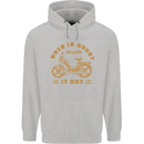 In Doubt Moped Biker Motorcycle Scooter Mens 80% Cotton Hoodie Sports Grey
