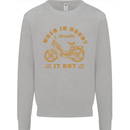 In Doubt Moped Biker Motorcycle Scooter Mens Sweatshirt Jumper Sports Grey