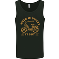 In Doubt Moped Biker Motorcycle Scooter Mens Vest Tank Top Black