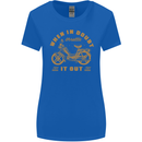 In Doubt Moped Biker Motorcycle Scooter Womens Wider Cut T-Shirt Royal Blue