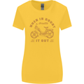 In Doubt Moped Biker Motorcycle Scooter Womens Wider Cut T-Shirt Yellow