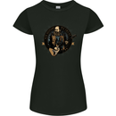 In Guitars we Trust Guitarist Acoustic Womens Petite Cut T-Shirt Black