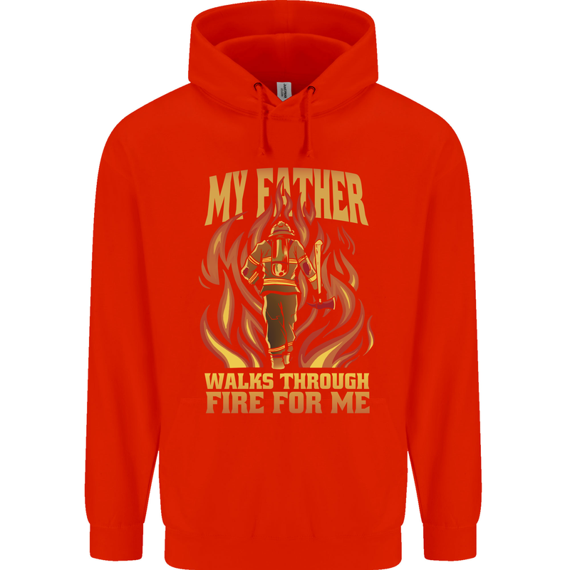 In Love With Mary Jane Funny Weed Childrens Kids Hoodie Bright Red
